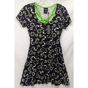 Hot Topic Beetlejuice Sandworm Skater Dress Size Small